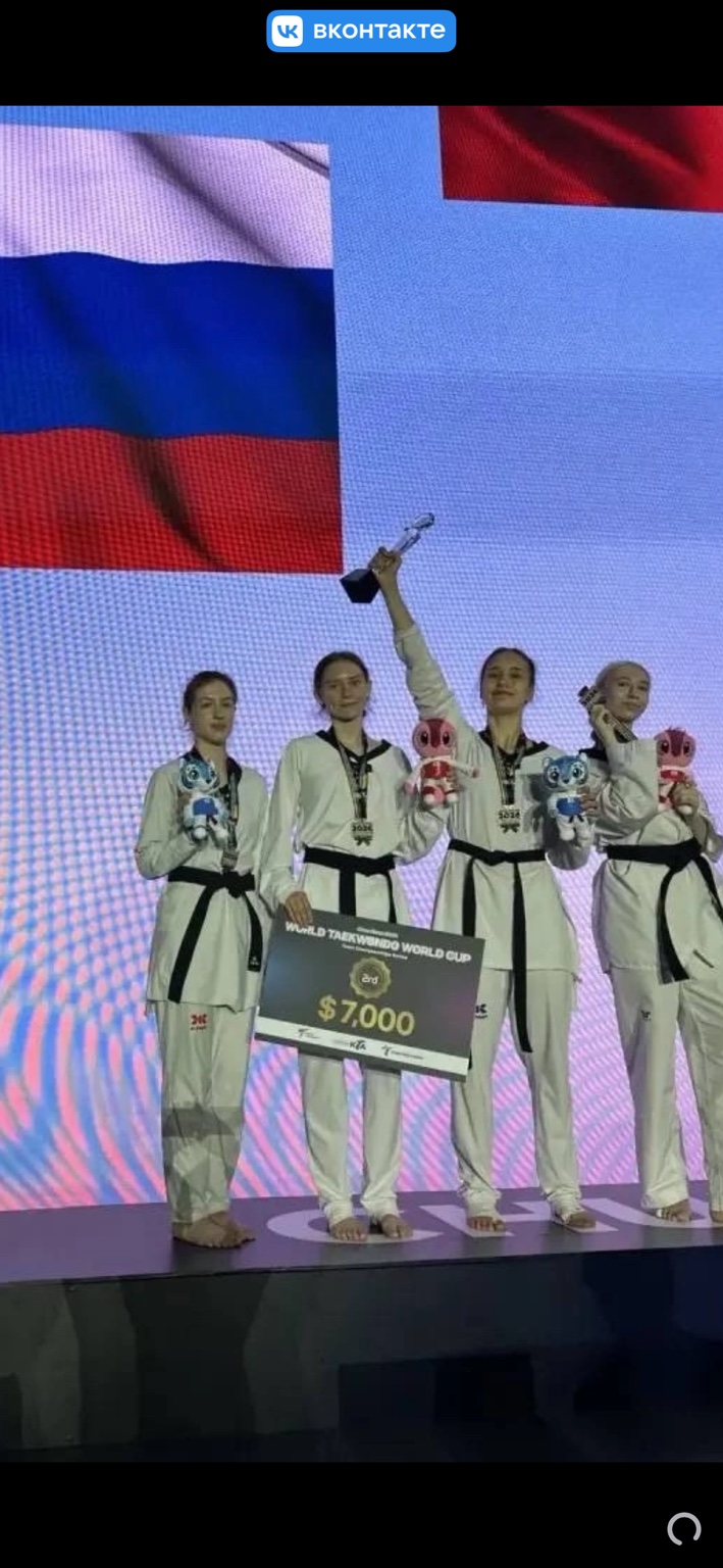 Агрофенина Маргарита - серебряный призер командного Кубка мира